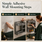 🧂 Save 50%! 🍳 Wall-Mounted Spice Rack – No-Drill Adhesive Install, Multi-Tier Storage with Jars & Spoons – Declutter Your Kitchen Counter ✨