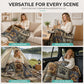 🐾🛋️Ultra-Soft Flannel Throw Blanket | Cute Patchwork Style🧶