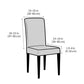 🪑☁️Stretchy Jacquard Dining Chair Slipcover | Refresh Old Chairs Without Buying New Furniture🧶