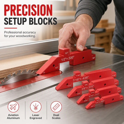 📐🛠️Aluminum Setup Blocks | Speed‑Up Your Table‑Saw & Router‑Table Setup🔧