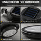 🏠🪵Clip-On Solar Outdoor Accent Light | No-Wiring, Quick-Install for Gutters & Fences💡