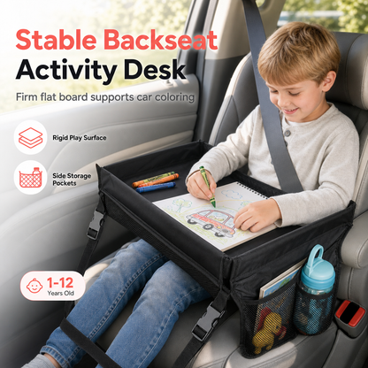 🚗🎨Kids Back‑Seat Travel Activity Tray | Keep Children Occupied On Long Road Trips✏️