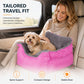 🚙🛡️Half‑Enclosed Pet Car Booster Seat | Calm Your Pet During Road Trips🐾