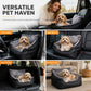 🚙🛡️Half‑Enclosed Pet Car Booster Seat | Calm Your Pet During Road Trips🐾