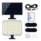 ☀️🎛️Split-Panel Solar Wall Light |Motion-Activated Lighting for Garages and Driveways