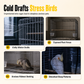 🐦🛏️Egg‑Shaped Hanging Bird Hut | Plush Enclosed Cave Blocks Cold Drafts🧶