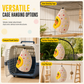 🐦🛏️Egg‑Shaped Hanging Bird Hut | Plush Enclosed Cave Blocks Cold Drafts🧶