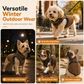 🐕❄️Fleece-Lined Dog Winter Jacket | Reflective Strips For Nighttime Safety🧥