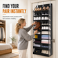 🚪👟Over‑The‑Door Mesh Storage Organizer | Tidy Up Scattered Shoes In Minutes📌