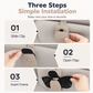 🕶️🚗Car Sun‑Visor Magnetic Sunglasses‑Clip | 2‑in‑1 Holder For Sunglasses, Tickets & Cards🧲