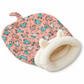 🐱🛏️Semi-Enclosed Hooded Pet Sleeping Bag Cave Bed | Draft-Blocking, Cozy Indoor Winter Rest Spot📦