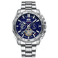 ⌚🧔Men’s Business-Casual Quartz Watch | Large Dial, Stainless Steel Strap with Luminous Hands & Date💼