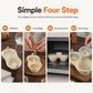 🍳⚡Dual-Compartment Microwave Egg Poacher | Cook Two Poached Eggs Quickly⏱️
