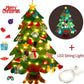 🎄👨‍👩‍👧DIY Felt Christmas Tree Kit for Kids | 32 Detachable Felt Ornaments, 35-LED String Lights🧸