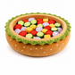 🍔🐶Cute Hamburger-Shaped Round Pet Bed | Comfy Headrest Cushion for Household Pets🧶