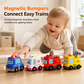 🚗👶 4-Piece Magnetic Electric Toy Car Set | Sound and Light Features Encourage Toddlers to Crawl🎵