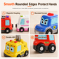 🚗👶 4-Piece Magnetic Electric Toy Car Set | Sound and Light Features Encourage Toddlers to Crawl🎵