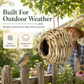🐦🪺Hand-Woven Spherical Straw Bird Nest | Dense-Weave Shelter Ornament for Backyard Birds🌾