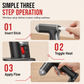 🔫🧵Cordless Dual-Temperature Hot-Melt Glue Gun Kit | 10 Glue Sticks for Crafts and Home Use🎒