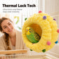 🐦🛏️Soft Hanging Coral‑Fleece Bird Bed | Space‑Saving Cage‑Mount Rest Spot🧶