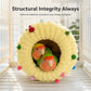 🐦🛏️Soft Hanging Coral‑Fleece Bird Bed | Space‑Saving Cage‑Mount Rest Spot🧶