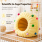 🐦🛏️Soft Hanging Coral‑Fleece Bird Bed | Space‑Saving Cage‑Mount Rest Spot🧶