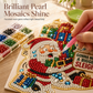 🎄🫧 DIY Snowman Bead Art | Sparkling Double-Sided Pearl Holiday Hanging Decoration 🔔