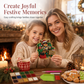 🎄🫧 DIY Snowman Bead Art | Sparkling Double-Sided Pearl Holiday Hanging Decoration 🔔