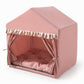 🏕️🐱Semi-Enclosed Indoor Pet Tent-House | Breathable Mesh Roof, Thick Padding☁️