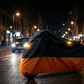 🏍️🌧️Water-Repellent Oxford Cloth Motorcycle Cover | Silver-Coated Lining, Lock Holes, and Reflective Strips for Outdoor Bike Protection💧