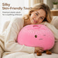 🥟🛋️Cute Bao-Bun-Shaped Plush Pillow |  Cloud-Like Snuggle Cushion for Relaxing🧶
