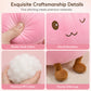 🥟🛋️Cute Bao-Bun-Shaped Plush Pillow |  Cloud-Like Snuggle Cushion for Relaxing🧶