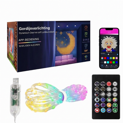 🎄🎵Smart Music-Sync LED String Lights | Custom DIY Light Effects📱