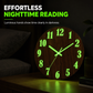 🕰️🤫Non-Ticking Silent Wood-Grain Wall Clock | Reduces Disturbing Ticking Noise for Bedrooms with Light Sleepers🪵