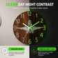 🕰️🤫Non-Ticking Silent Wood-Grain Wall Clock | Reduces Disturbing Ticking Noise for Bedrooms with Light Sleepers🪵