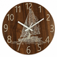 🕰️🤫Non-Ticking Silent Wood-Grain Wall Clock | Reduces Disturbing Ticking Noise for Bedrooms with Light Sleepers🪵