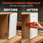 🧲📏Magnetic Cabinet Door Hinge Drilling Guide Jig | With Built-In Measurement Guides for Accurate Cabinet Installation🚪