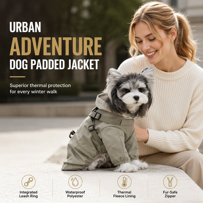 🐕❄️Padded Winter Dog Coat | Water-Repellent, Wind-Resistant, Thick Fleece Lining🧥
