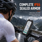 🏍️📱IPX6 Waterproof Handlebar Phone Mount | High-Sensitivity Touch Window for Outdoor Riding👆
