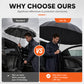 ☂️🔙Extra-Large Reverse-Fold Sun-Rain Umbrella |125–130 cm Canopy for Family Commutes and Outdoor Activities👨‍👩‍👧