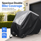 🚲🌧️190T Silver-Coated Bicycle Cover | Water-Repellent UV Shield, Reinforced Grommet Buckle⚡