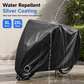 🚲🌧️190T Silver-Coated Bicycle Cover | Water-Repellent UV Shield, Reinforced Grommet Buckle⚡