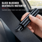 🚨🪟Mini Spring-Loaded Car Emergency Escape Tool | Window Breaker & Recessed Seatbelt Cutter🧪