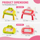 🌈🧒 Kids Magnetic Drawing Board with Detachable Table Legs | Detachable Legs for Mess-Free Creative Doodling🖍️