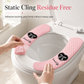 🚽🧻Static-Cling Traceless-Plush Toilet Seat Cushion Pads (1 Pair) | Washable, Reusable, No Sticky Residue🧇