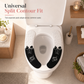 🚽🧻Static-Cling Traceless-Plush Toilet Seat Cushion Pads (1 Pair) | Washable, Reusable, No Sticky Residue🧇