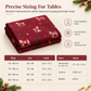 🎄🍽️Christmas-Printed Holiday Tablecloth | Rocking Horse Festive Pattern, Peach-Skin Weave Spill-Repellent Surface🐴