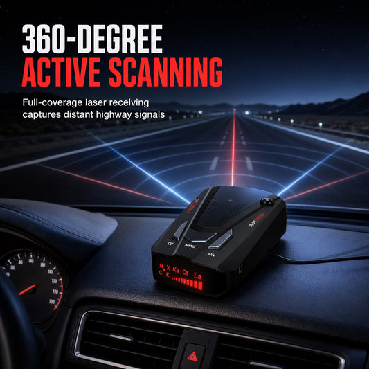 🚗 50% OFF NOW! 📡 Car Radar Signal Detector – 360° Scanning, Smart False‑Alarm Filter & Heat‑Resistant 🛡️