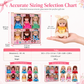 🪆🎀Fixed-Pose Princess Doll Toy Set | Securely Rooted Soft, Comfortable Hair, Exquisite Pastel Bow Outfit👶