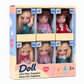 🪆🎀Fixed-Pose Princess Doll Toy Set | Securely Rooted Soft, Comfortable Hair, Exquisite Pastel Bow Outfit👶